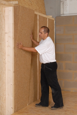Innenwanddämmung Holzfaser